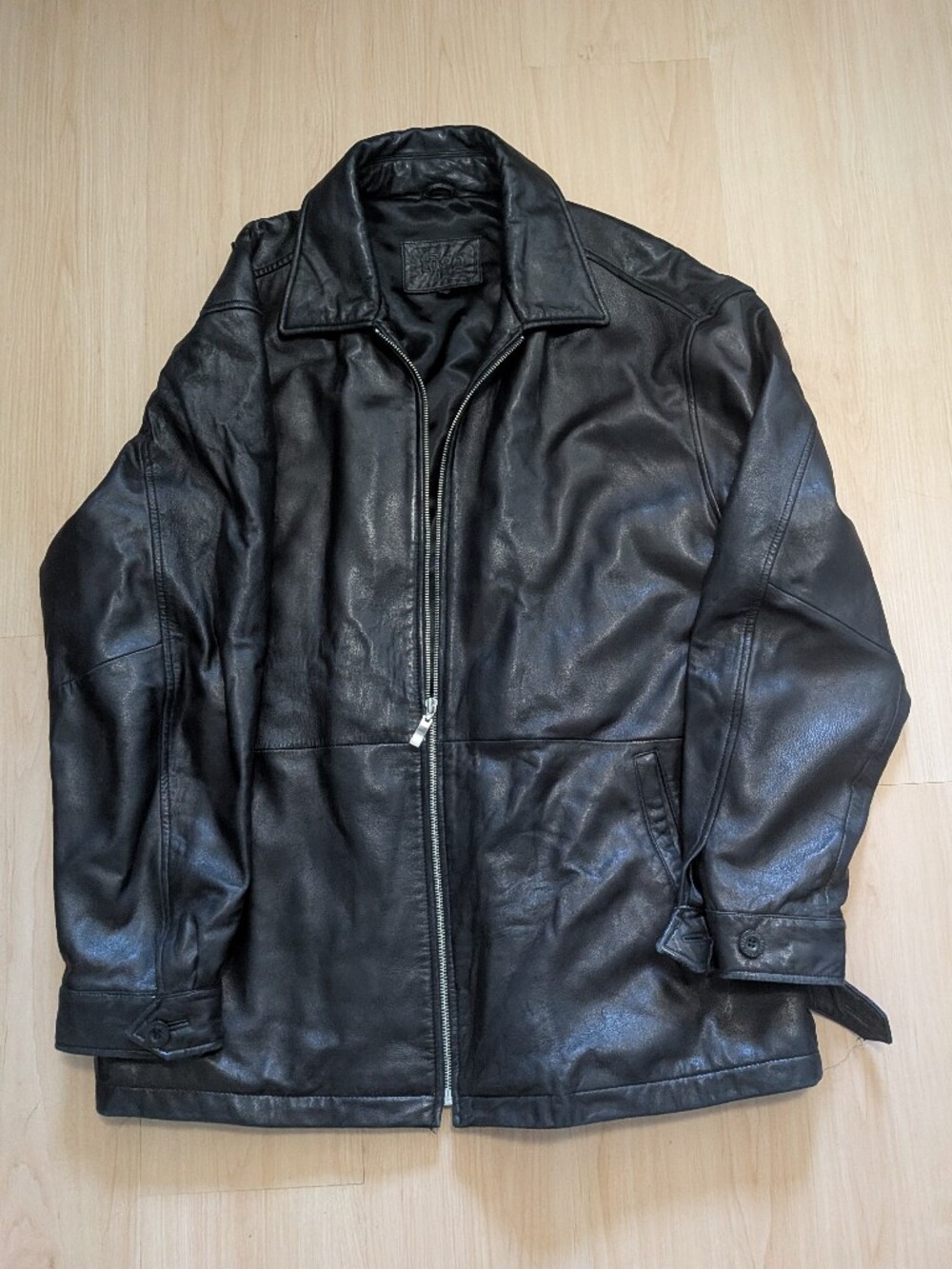 TOGO Vintage Black Leather Jacket – Men’s Size Large